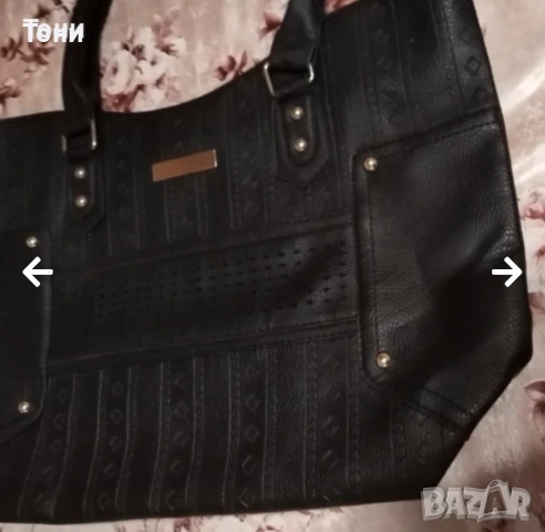 Нова Дамска Чанта Изцяло от Естествена Кожа , снимка 6 - Чанти - 52531691