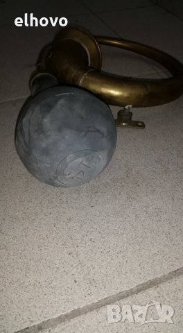 Месингова тромба от ретро автомобил, снимка 4 - Антикварни и старинни предмети - 30115206