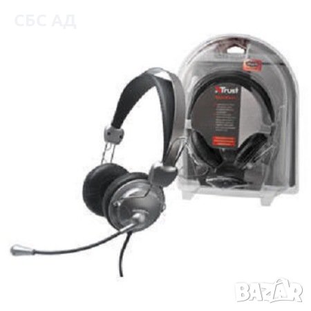 Слушалки с микрофон Trust HS-2600, снимка 2 - Слушалки за компютър - 30114686