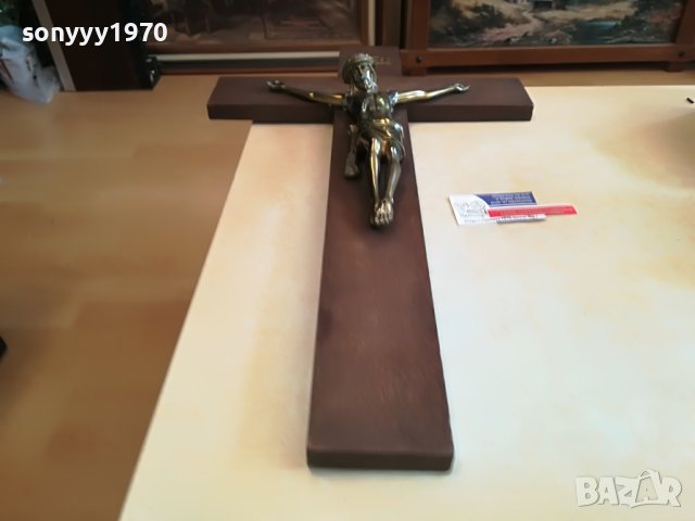 МНОГО ГОЛЯМ КРЪСТ С ХРИСТОС-ОГРОМЕН 0704231604, снимка 6 - Антикварни и старинни предмети - 40291698