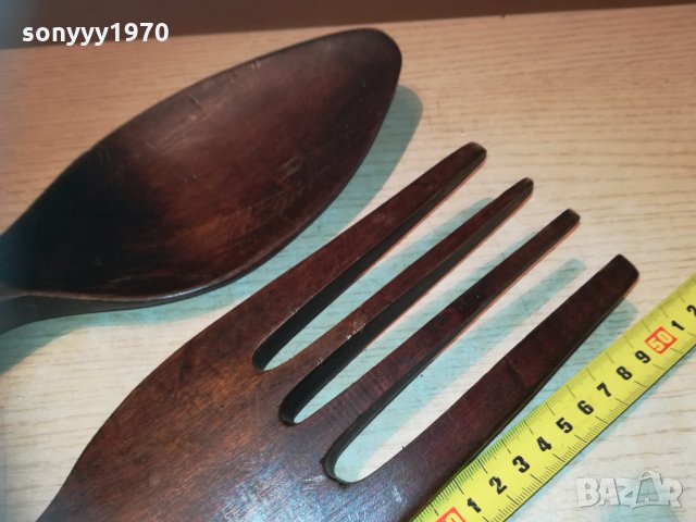 ГОЛЯМИ НОЖ И ВИЛИЦА 50см 2202212036, снимка 4 - Колекции - 31916243