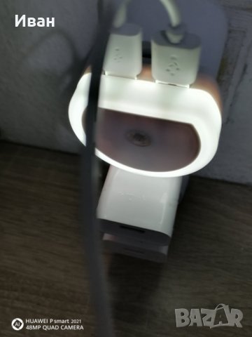 ПРОМО 2 в 1 Качественна ЛЕД лампа и зарядно с 2 УСБ USB изхода за смартфон таблет , снимка 5 - Оригинални зарядни - 30678605