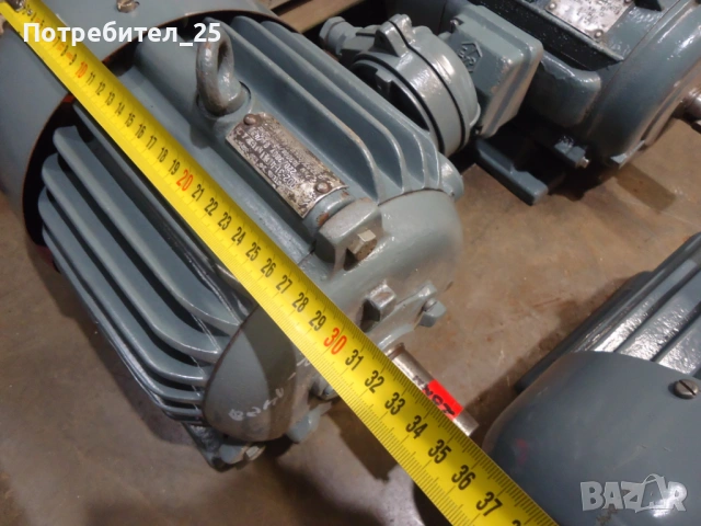 Трифазенi ел.моторi 2,2Kw - 1400 об/мин., снимка 9 - Електродвигатели - 53436380