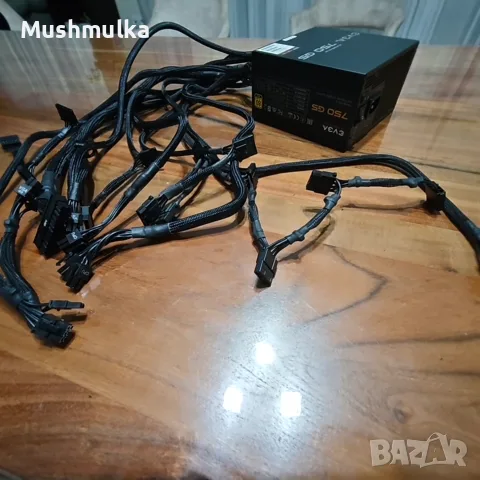 Продавам работещо захранване EVGA SuperNOVA 750 G5 – 80 PLUS Gold, снимка 2 - Захранвания и кутии - 56245338