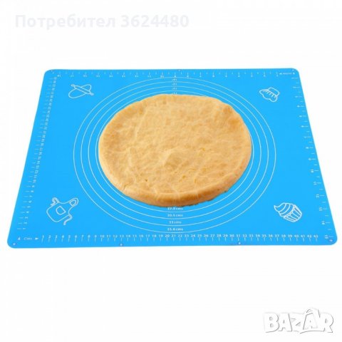 2156 Силиконова подложка за месене, точене и печене на тесто, снимка 11 - Други стоки за дома - 34994174