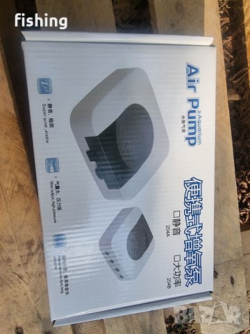 Промо Помпа за Жива Стръв с Зарядна батерия - Ултра безшумна 4 изхода 30часа, снимка 9 - Екипировка - 39646142