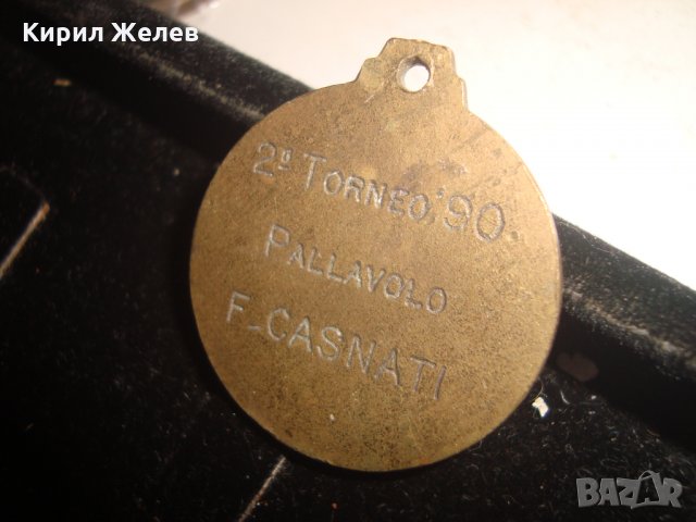 СТАР БРОНЗОВ АРТ МЕДАЛ МНОГО КРАСИВ РЕЛЕФЕН ПОЗЛАТА 18144, снимка 3 - Колекции - 31026849