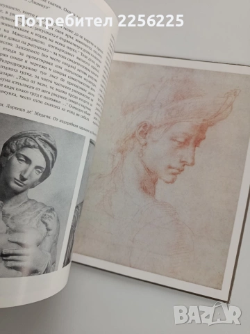 Микеланджело, снимка 3 - Специализирана литература - 53936232