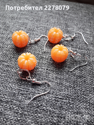 Сладки обеци - ръчна изработка, снимка 6 - Обеци - 44780722