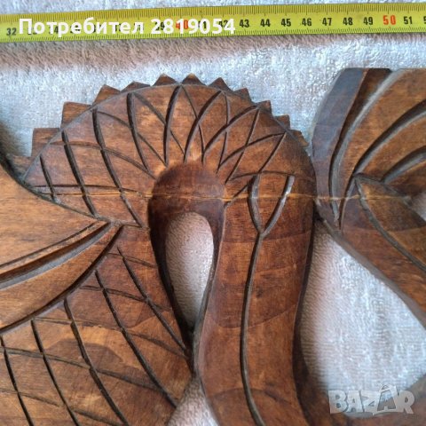 Прекрасна дърворезба на морски дракон за колекция интериор на подходящи заведения механи и любители , снимка 5 - Пана - 37898460