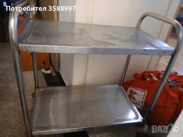 Сервитьорска количка  2 броя, снимка 3 - Обзавеждане за заведение - 52307550