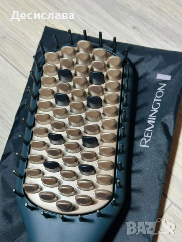 НОВА! Четка за изправяне на коса Remington CB7400 Straight Brush, снимка 4 - Преси за коса - 54352171