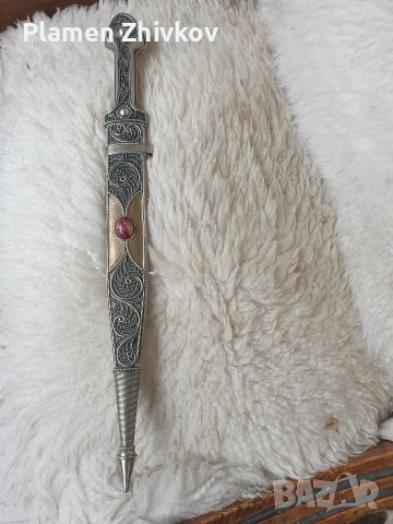 кавказка кама с филигран, снимка 2 - Антикварни и старинни предмети - 54015486