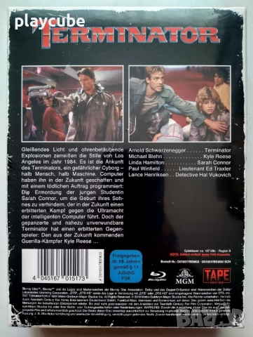 The Terminator - Limited Blu-Ray VHS Tape Edition - Издадени само 1111 бройки - Blu-Ray, снимка 7 - Blu-Ray филми - 52875995
