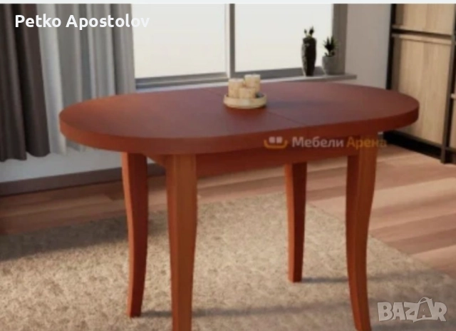 Маса елипса , снимка 2 - Маси - 52666163