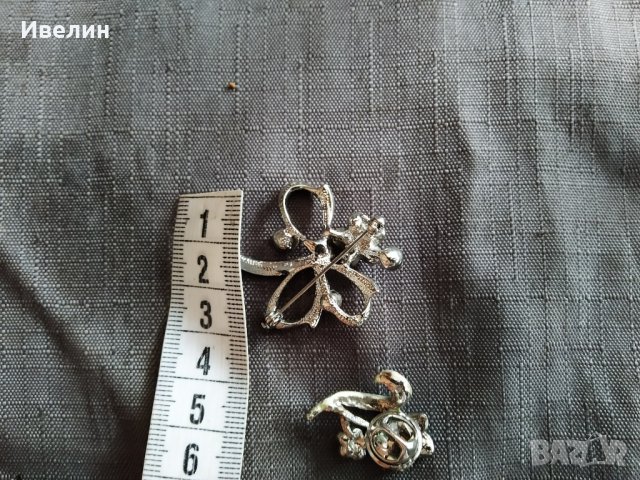 две метални брошки, снимка 4 - Други - 30247236
