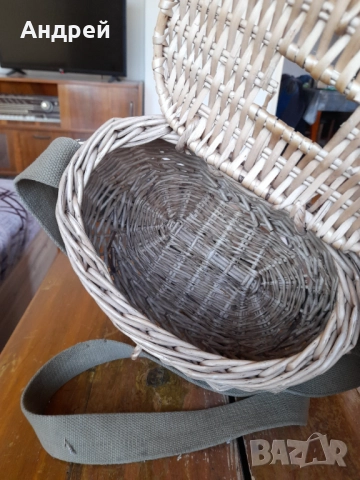 Старо плетено рибарско кошче, снимка 6 - Такъми - 51945587