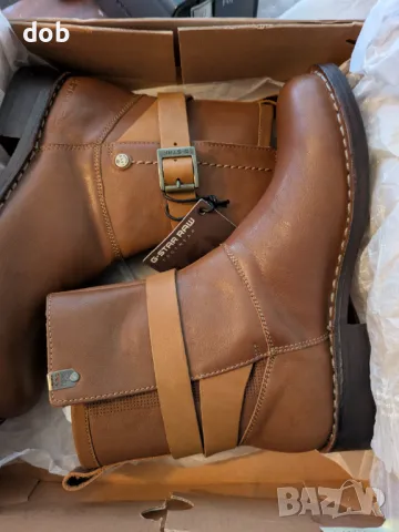 Нови дамски кожени ботуши G-STAR TOLEDO Maja BELT оригинал, снимка 8 - Дамски ботуши - 49869447