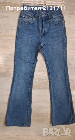 Дамски лот дънки pull&bear i блуза H&M , снимка 2 - Дънки - 52135573