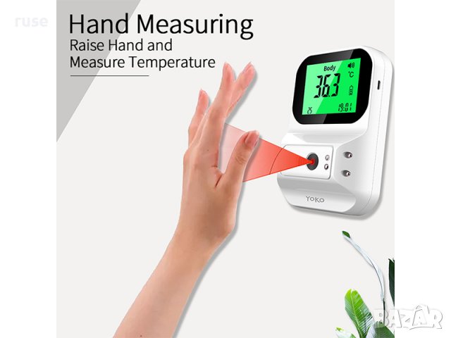 НОВИ! Безконтактен инфрачервен термометър автоматичен, снимка 4 - Други - 37842338