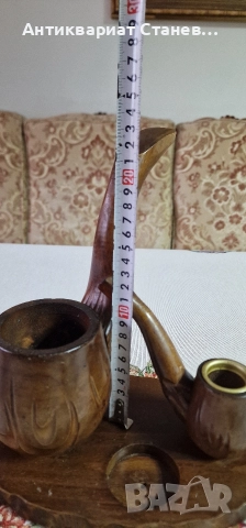 🌟🍂 Декоративен винтидж комплект с дървени лули 🍂🌟, снимка 13 - Лули - 52713948