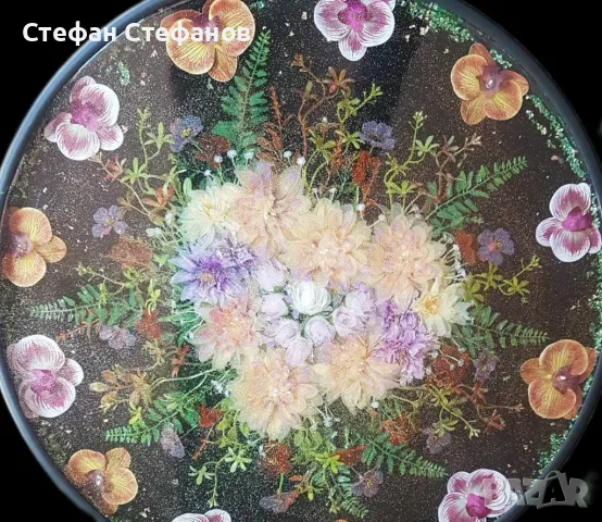 Градинска маса от епоксидна смола, снимка 6 - Градински мебели, декорация  - 49022628