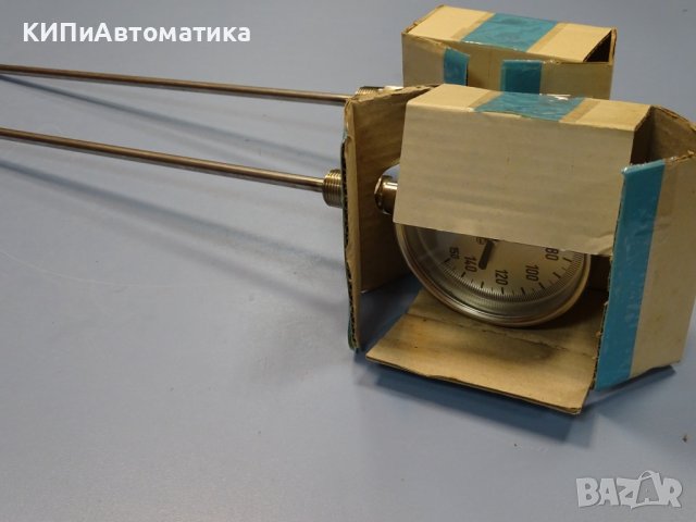 биметален термометър Wika thermometer ф100mm, 0/+100°C, -10/+150°C, L-400-500mm, снимка 8 - Резервни части за машини - 37104512