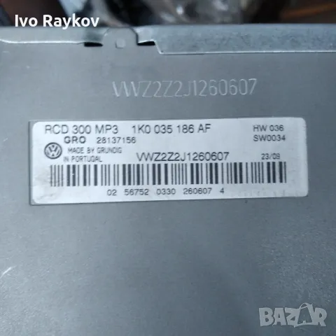 VW GOLF MK6 2003 - 2009 Cd,Radio,MP3, 1k0 035 186 AF, снимка 3 - Части - 47994907