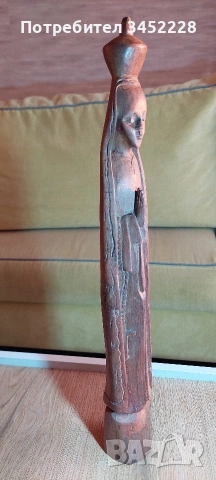 дърворезба масив за ценители височина 48см , снимка 4 - Декорация за дома - 53133011