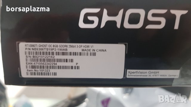 Чисто нова видеокарта GAINWARD GeForce RTX3060Ti Ghost 8GB, снимка 2 - Видеокарти - 34883629