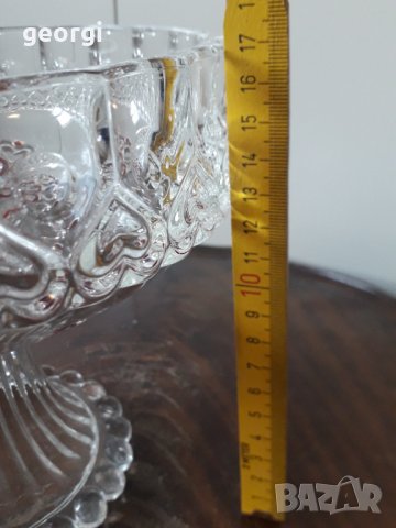 Кристална купа двуцветен кристал , снимка 7 - Сервизи - 34965425