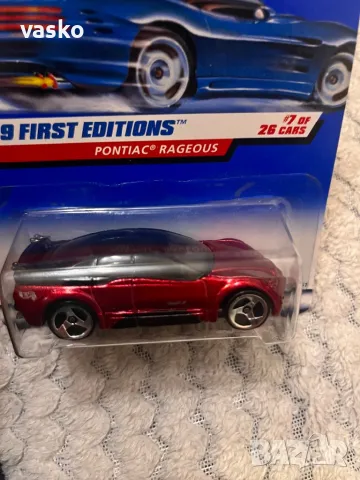 Hotwheels 1999 Pontiac , снимка 2 - Колекции - 49653774