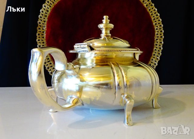 Марокански бронзов чайник,кана Royal. , снимка 7 - Антикварни и старинни предмети - 40388644