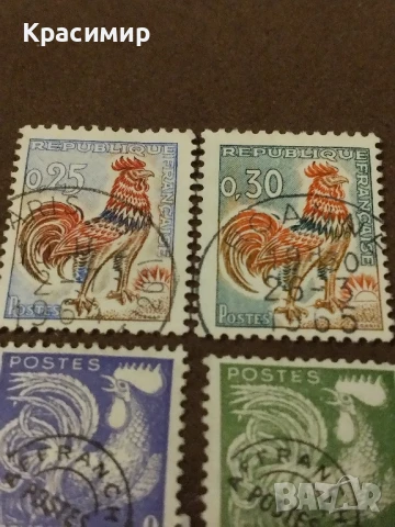 Пощенски марки Франция., снимка 3 - Филателия - 51396797