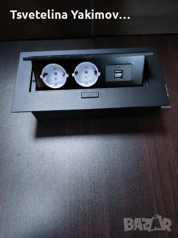 Чисто нов Скрит Изскачащ Контакт/Разклонител за вграждане GTV + USB