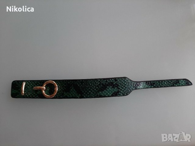 Ефектни гривни от естествена кожа със змийски ефект. НОВИ! , снимка 7 - Други - 29280987