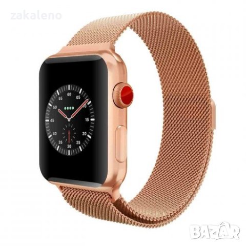 Метална верижка каишка Apple Watch 2/3/4/5/6/7/SE 38/40/41/42/44/45, снимка 11 - Аксесоари за Apple - 37765559