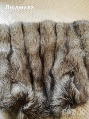 Елек,италиански,нов,сребърна лисица,цели кожи,висок клас,качество, снимка 10 - Елеци - 34871475