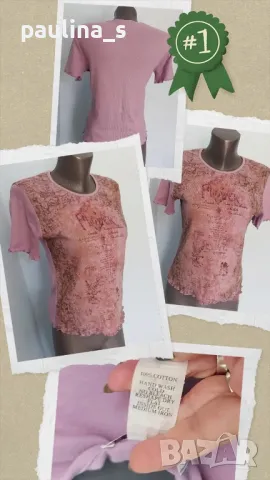 Четири броя / Маркови памучни блузи тип туника / универсален размер , снимка 15 - Туники - 46343950