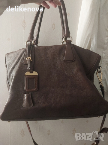 Lavinia Martini Firenze. Голяма кожена/еленска/ чанта, снимка 3 - Чанти - 44790107