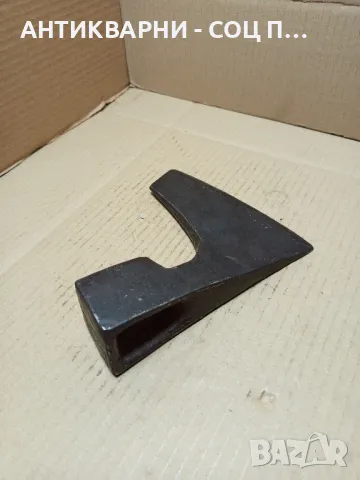 Соц Стара Ръчно Кована Брадва Номер 8. 1.700кг., снимка 5 - Антикварни и старинни предмети - 49924459