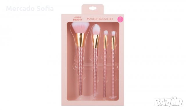 Комплект четки от розово злато - 4бр , снимка 2 - Козметика за лице - 31954798