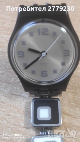 Дамски часовник Swatch - Chessboard LB160G / Made in Switzerland. С нова батерия., снимка 9 - Друга електроника - 40019797