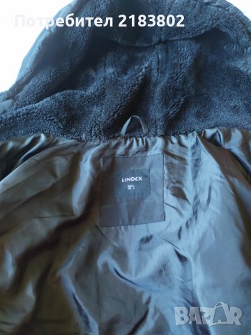 Черно зимно яке Lindex, снимка 10 - Якета - 36247889