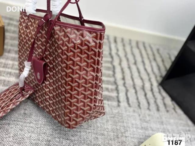 Goyard  Дамска чанта, кожа, снимка 5 - Чанти - 56312643