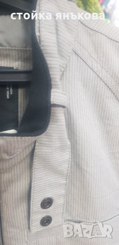 Пpoдавам стилно мъжко пролетно  яке сиво, снимка 4 - Якета - 32082505