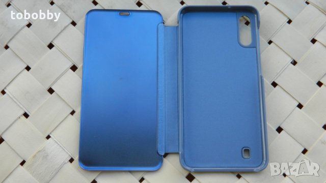 Samsung Galaxy A10/М10 Mirror Flip Cover case, калъф за Самсунг А10/М10, снимка 4 - Калъфи, кейсове - 29724548