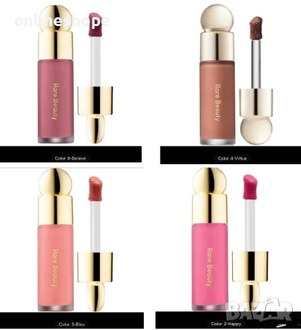 Rare Beauty – течен руж с хидратиращ ефект и водоустойчива формула