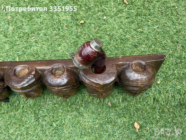 Стойка от дърво за 6 Лули, снимка 7 - Подаръци за мъже - 47844417