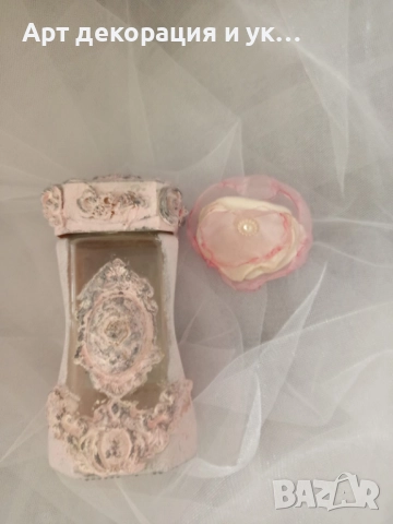 Голям буркан с мед за подарък на Кръстница, снимка 2 - Декорация - 52741802